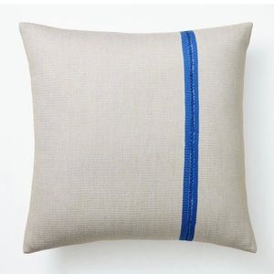 2 West Elm Silk and Cotton Pillow Cover